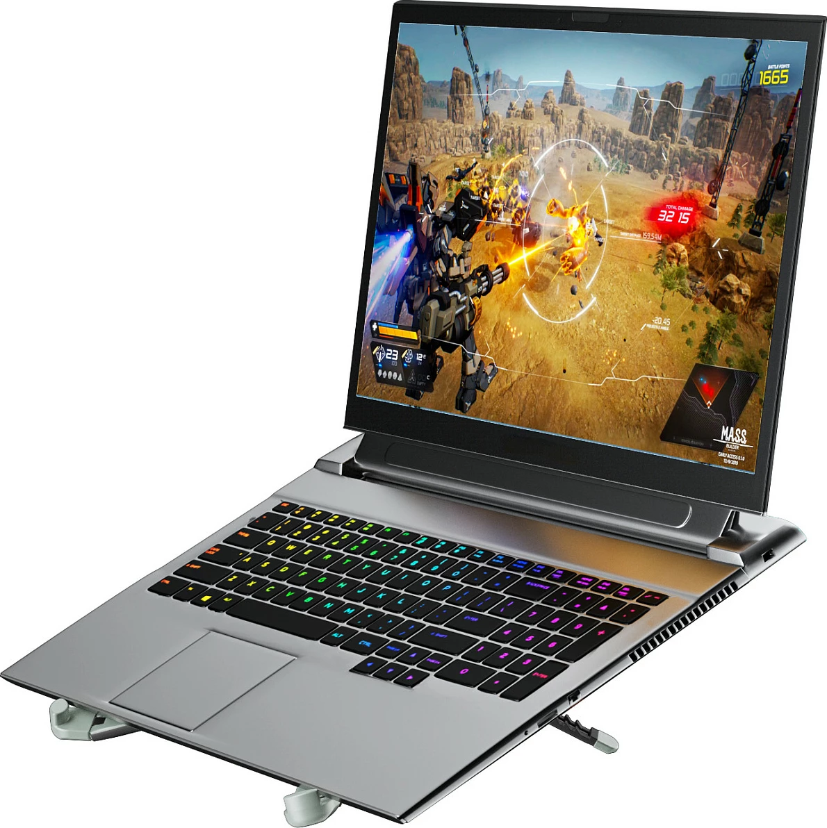 Mbajtëse laptopi Conceptronic ERGO, për 17.3", deri 5kg, palosshme, gri