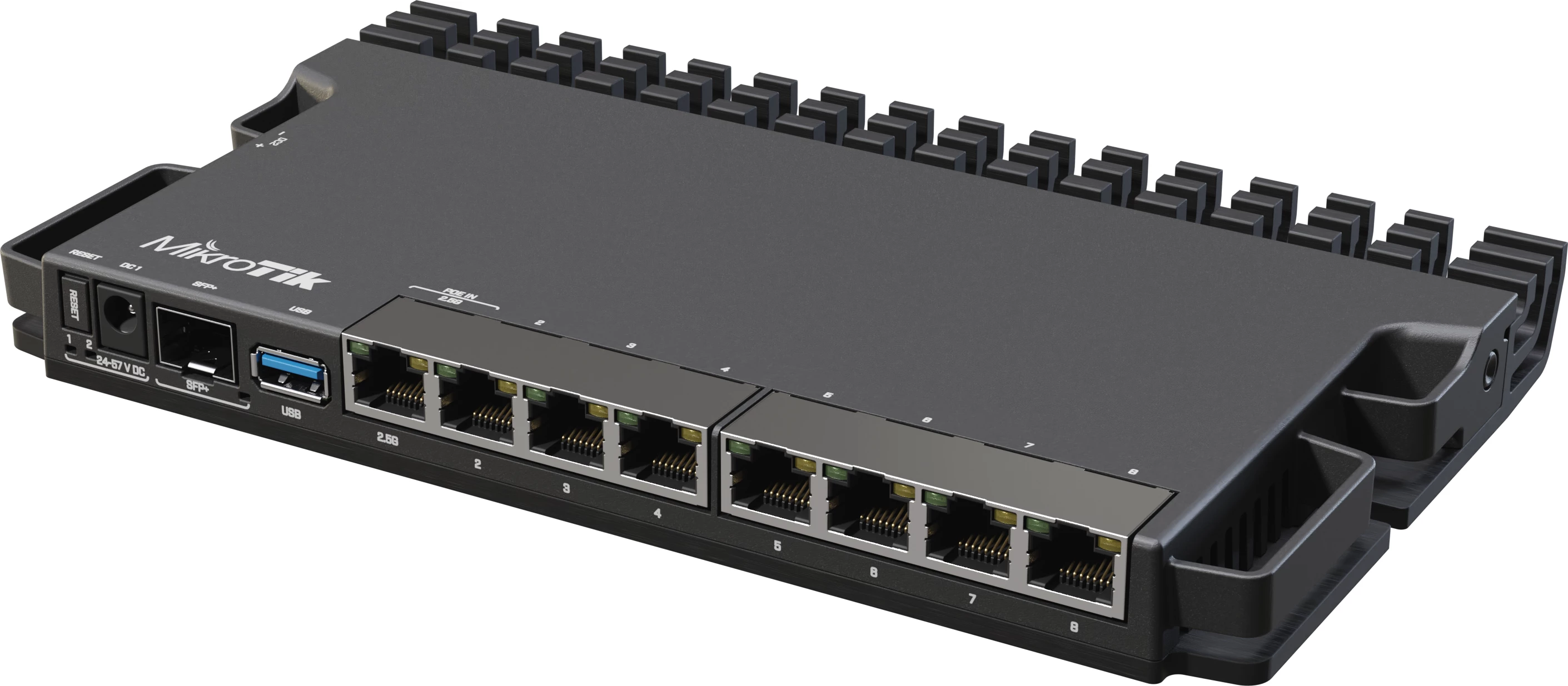 MikroTik RB5009UG+S+IN | Router | 7x RJ45 1000Mb/s, 1x RJ45 2.5Gb/s, 1x SFP+, 1x USB 3.0