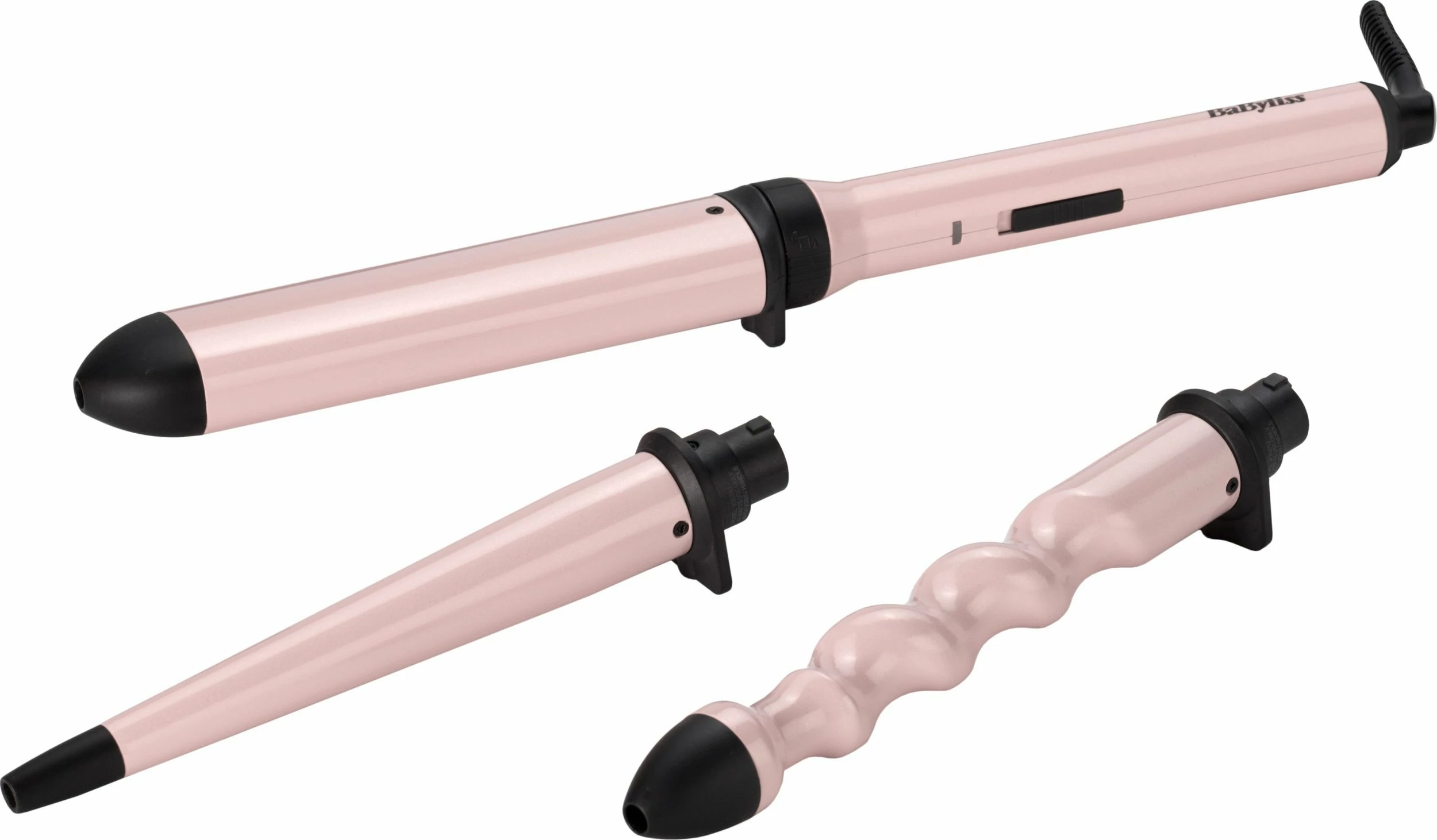 Hekur për kaçurrela BaByliss MS750, konik 32 mm, 2 shtojca, rozë