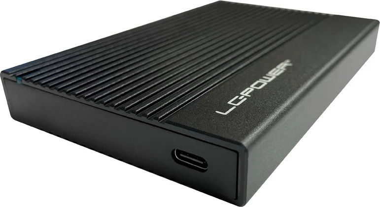 Kasë LC-Power LC-25U3-C, 2.5 inch, USB Type-C, e zezë