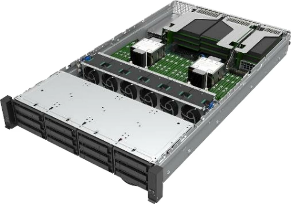 Server Intel M50CYP2UR312, Rack 2U, C621A, 12x 2.5" bay, DDR4 deri 12TB