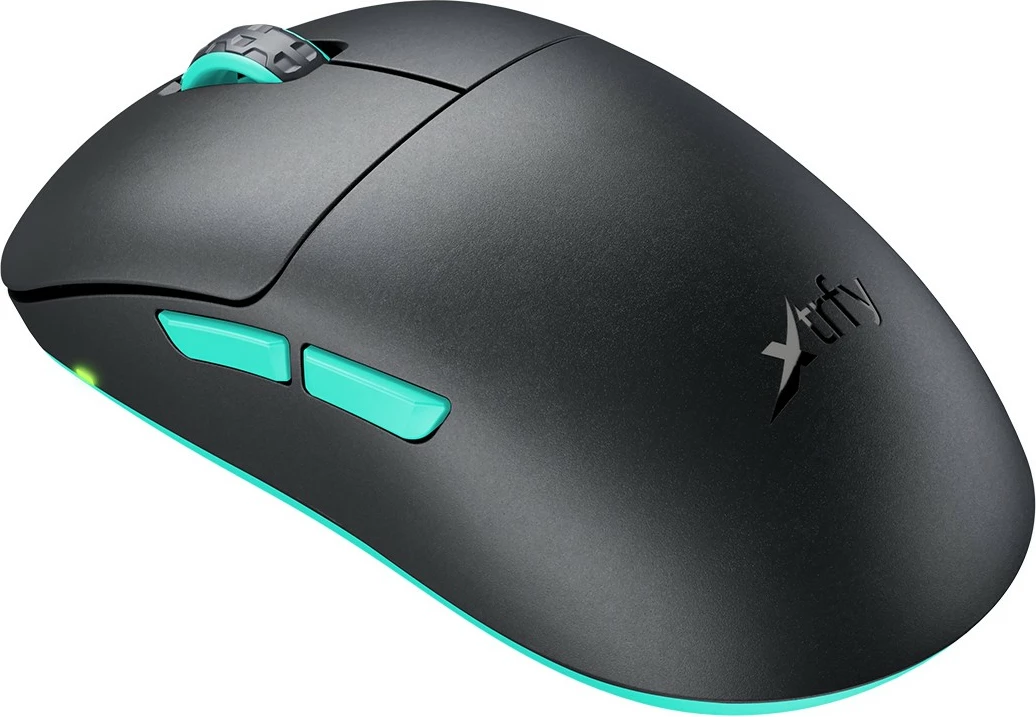 Maus Cherry XTRFY M8, Ambidextrous, Optical, RF Wireless + USB Type-C, 26000 DPI, Ngjyrë e zezë
