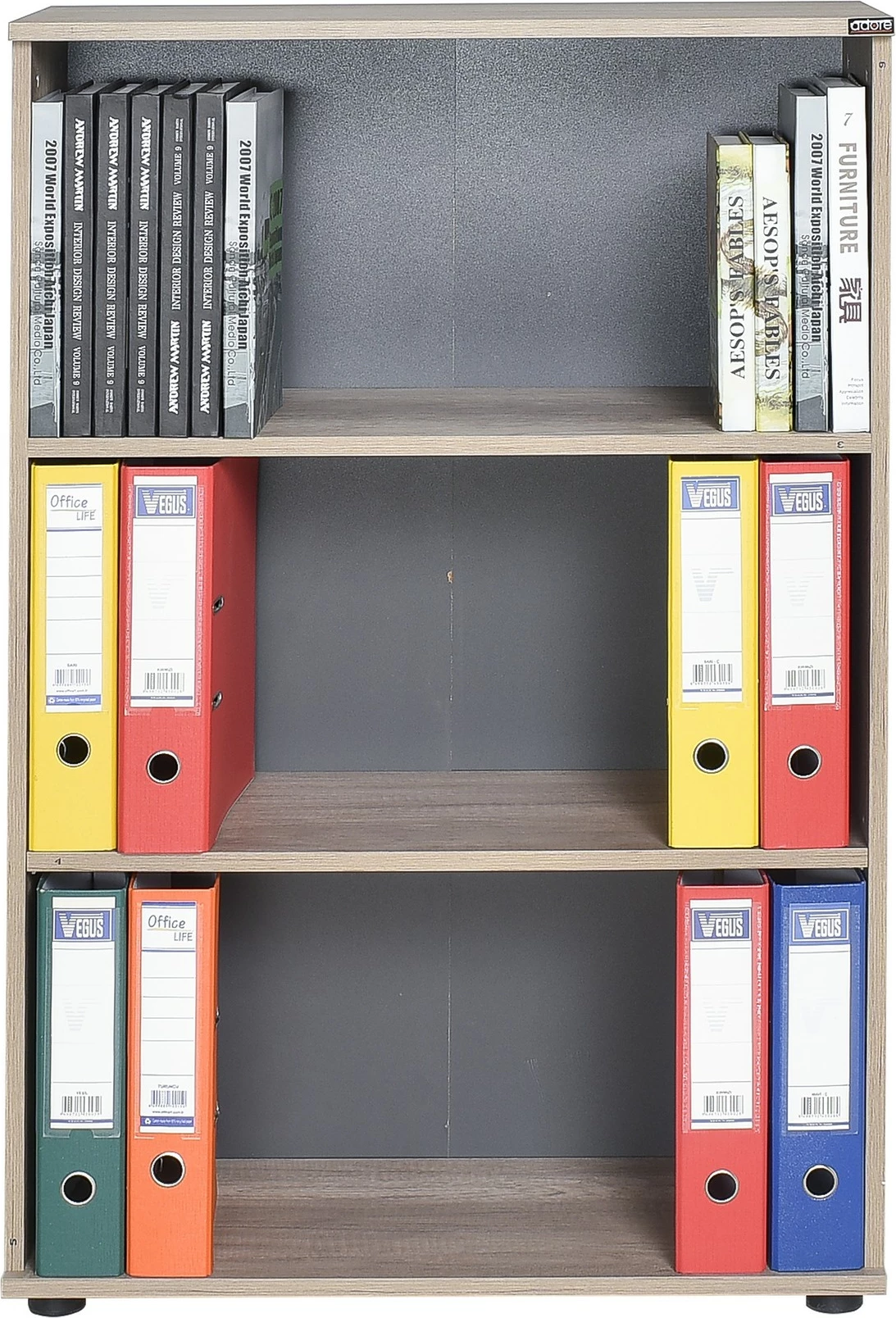 Raft librash Hanah Home, Rkt-330-Tt-1, ngjyrë arre e çelët