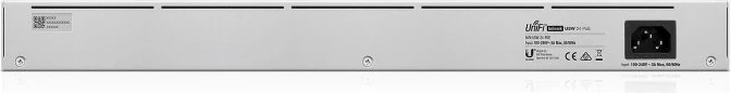 Switch Ubiquiti UniFi USW-24-POE, 24-port Gigabit, 16x PoE+ 802.3at, 2x 1G SFP, LCD, fanless, 120W, argjendtë