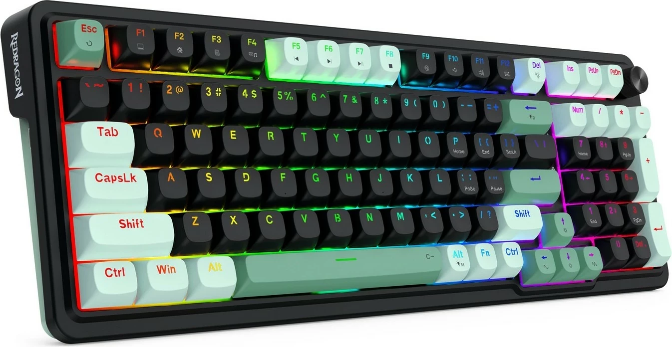 Tastierë Redragon EISA Magnetic K686BG-RGB-M, 96%, RGB, me tela, e zezë