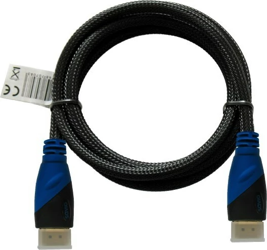 Kabllo HDMI Savio CL-49, 5m, Lloji A, e zezë / kaltër