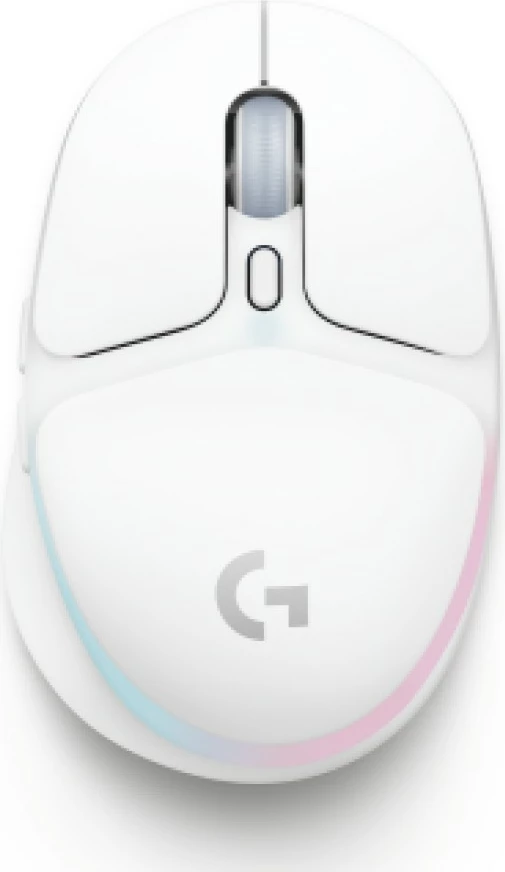 Maus Logitech G705 wireless, 6 butona, për duar të vogla, Bluetooth/USB, bardhë