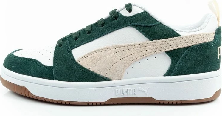 Atlete për meshkuj Puma Rebound v6, të bardha/jeshile