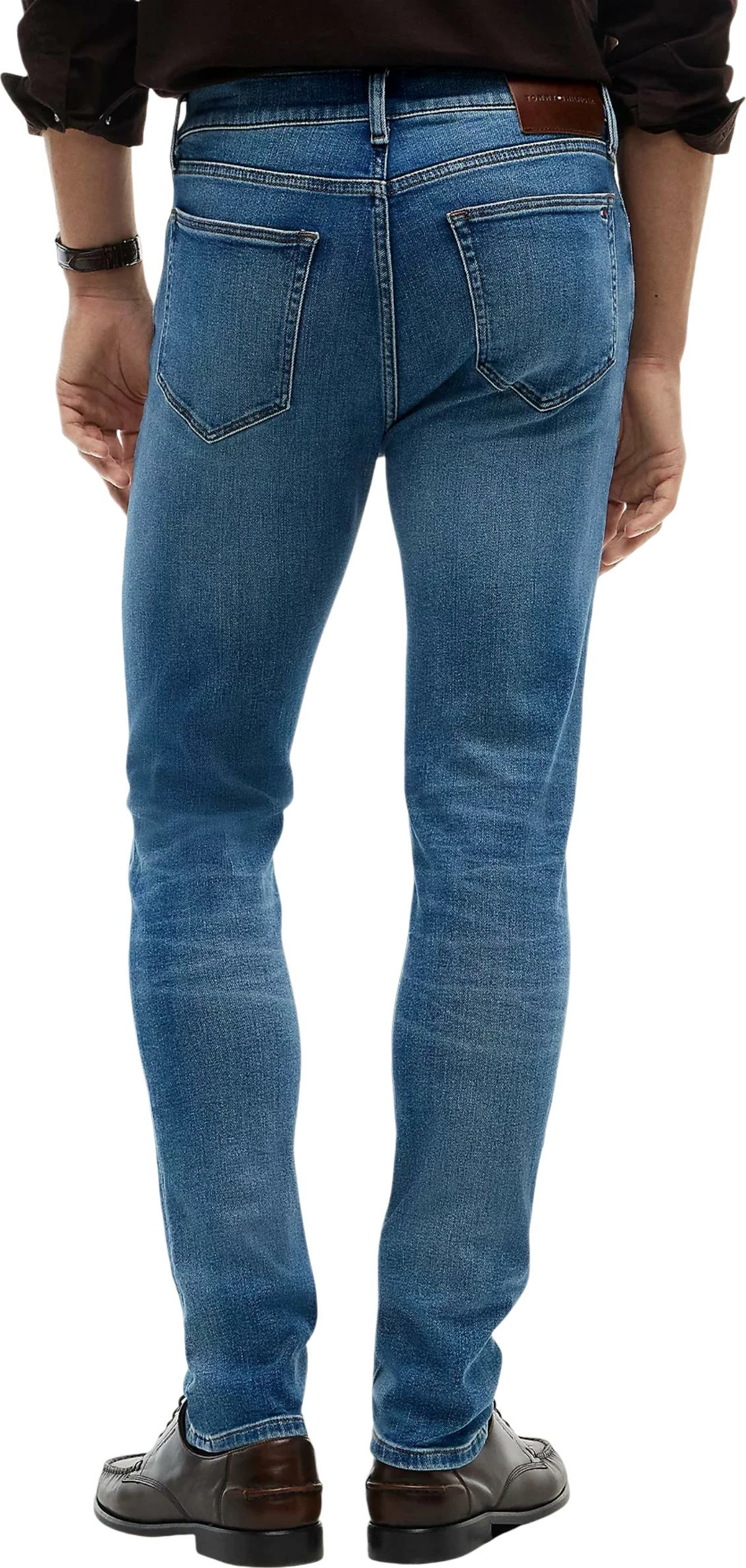 Xhinse për meshkuj Tommy Hilfiger Bleecker Slim MW0MW44923, denim blu [Madhësia: W32 L32]