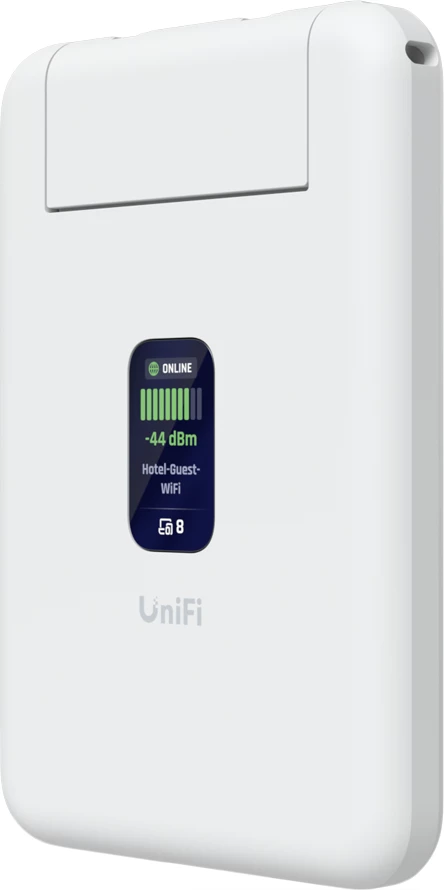 Ruter udhëtimi UBIQUITI UniFi UTR, Wi‑Fi 5 (802.11ac), 2x LAN RJ‑45, USB‑C, 2x2 MU‑MIMO, ekran LED, i bardhë