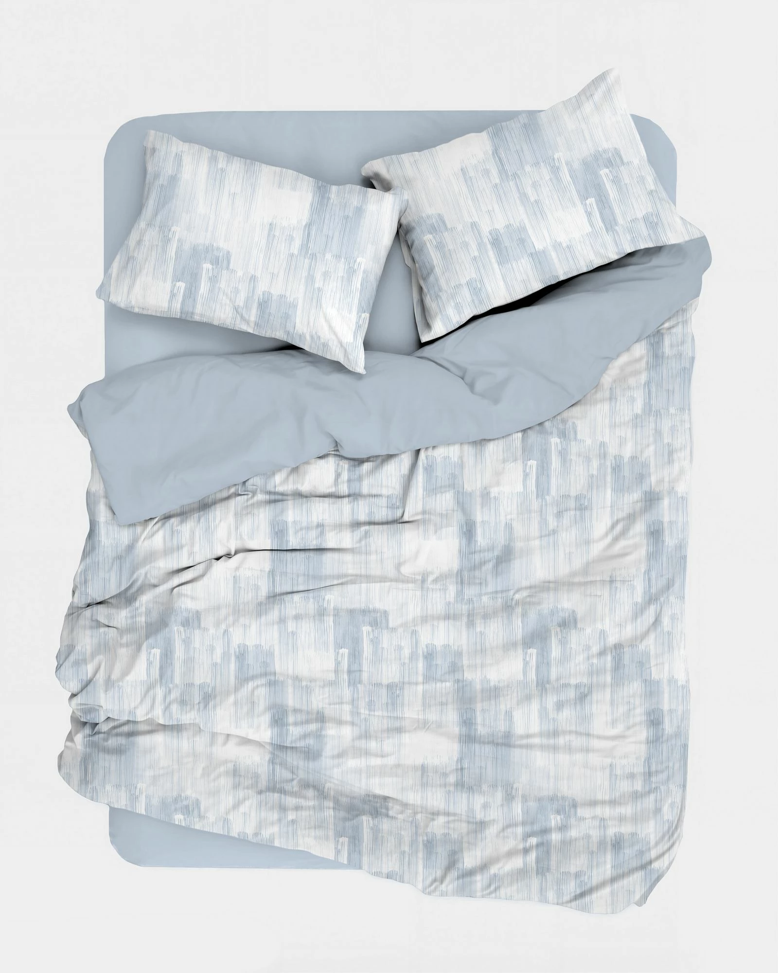 Set mbulesë për jorgan dopio Ranforce, Moreno Kombin, ngjyrë kaltër, L'Essentiel Linge de Maison