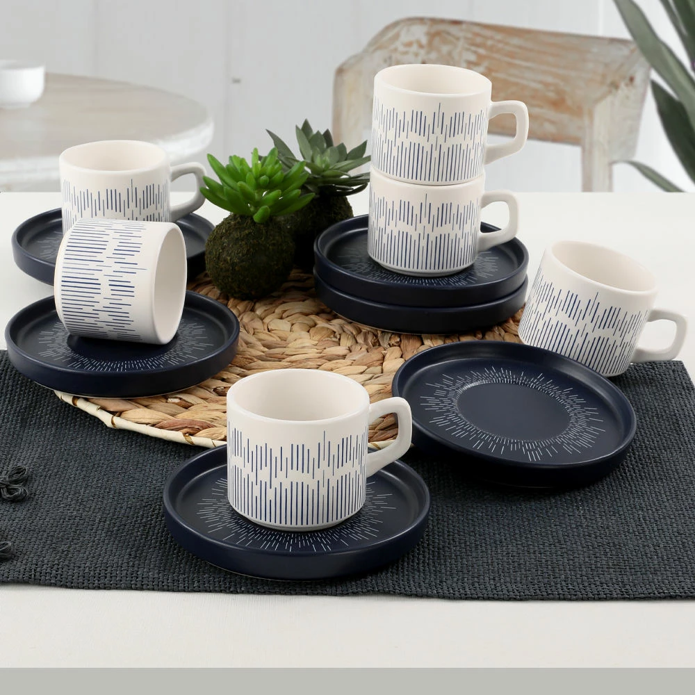 Set filxhanash kafeje (12 copë), Hermia Concept, TC038012F9RXA046100MATCS00