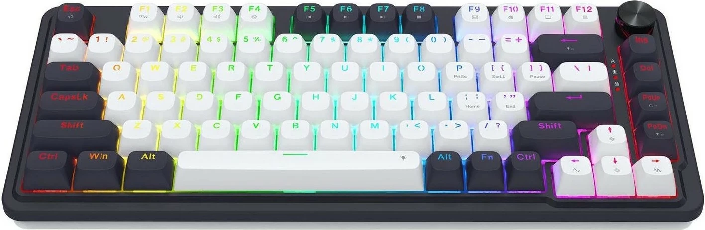 Tastierë mekanike Redragon Ucal Max K673WB-RGB-M, 75%, RGB, wireless, e bardhë