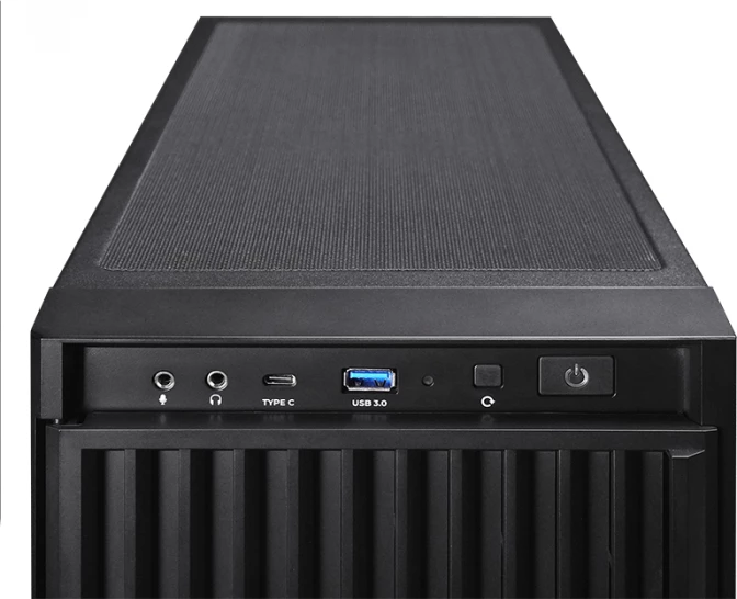 Kasë CHIEFTEC BW-01B-OP ATX/mATX/mini-ITX, USB-C, pa furnizues, e zezë