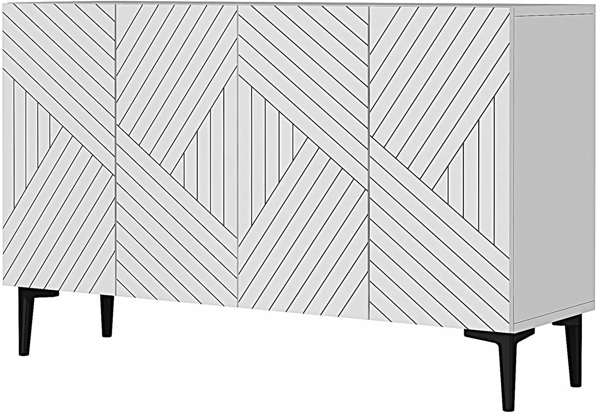Konsol Skye Decor, Ferro 120, e bardhë