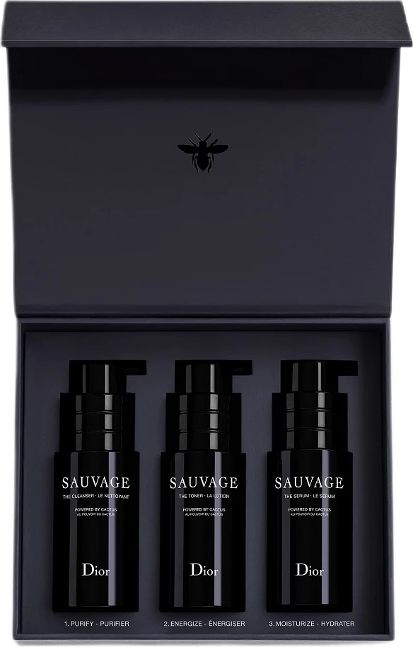 Set për kujdesin e lëkurës Dior Sauvage Skincare Ritual për meshkuj 3x30ml
