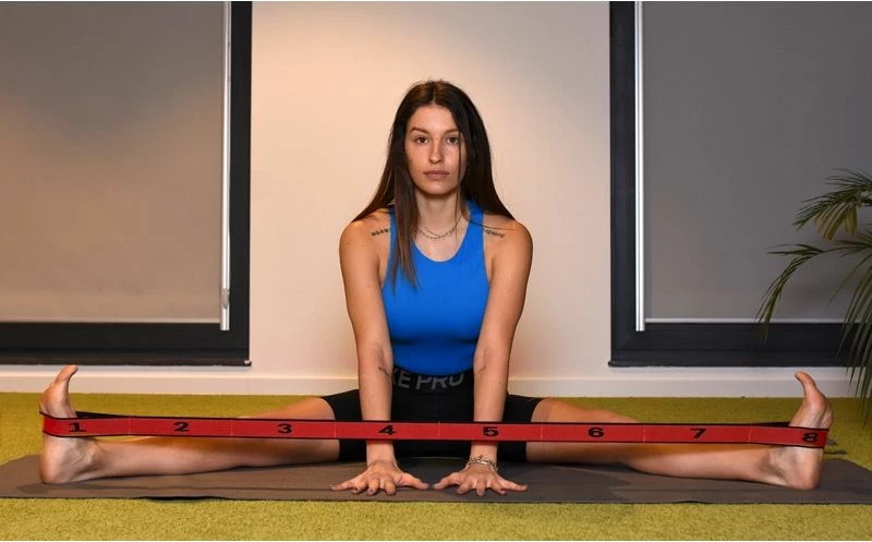 Shirit elastik për ushtrime Yakima Sport Flex Band Strong 100543, i kuq