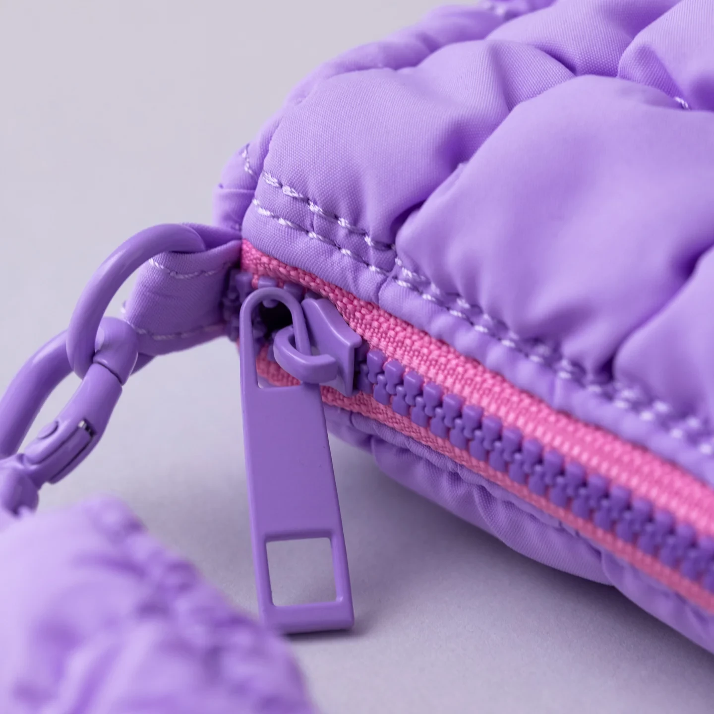 Cosmetic Bag Quilt Stash Purple