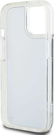 Mbështjellës DKNY Liquid Glitter Big Logo për iPhone 15 Plus / 14 Plus, i zi