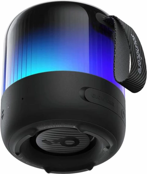 Altoparlant portativ ANKER Soundcore Glow Mini A3136G11, 8W, Bluetooth 5.3, IP67, 12 orë bateri, 360° tingull, RGB ndriçim, zi