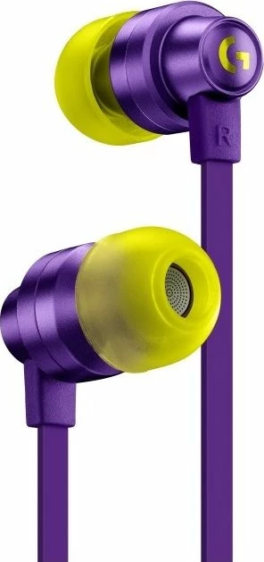 Kufje Logitech G333 981-000936 me kabllo, in-ear, 3.5mm + USB-C adapter, vjollcë