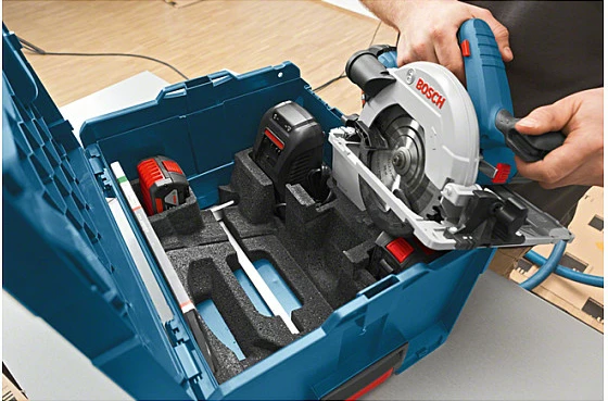 Sharrë rrethore Bosch GKS 18V-57 G Professional, 5 Ah, 18V, 16.5 cm, zi/blu/gri/kuqe
