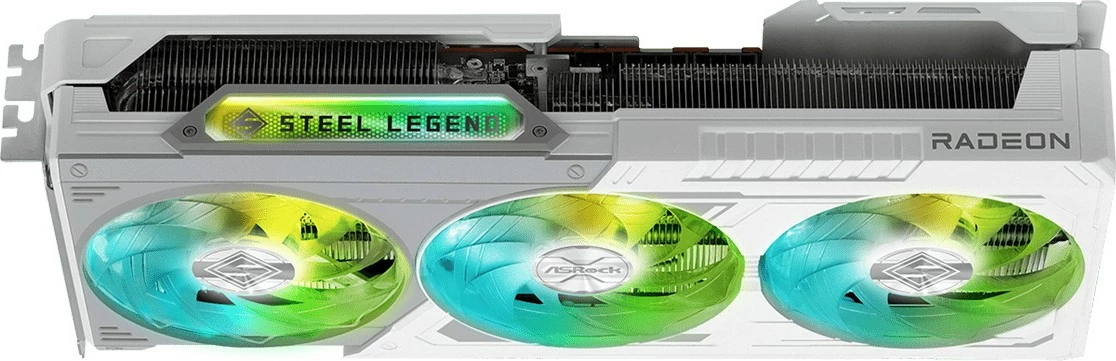 Kartelë grafike ASRock Steel Legend Radeon RX 9070 OC, 16 GB, GDDR6, Gri, Bardhë