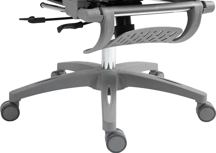 Karrige pune menaxheri Zenyk, rrjetë speciale, e zezë dhe e bardhë, 63x70x126cm