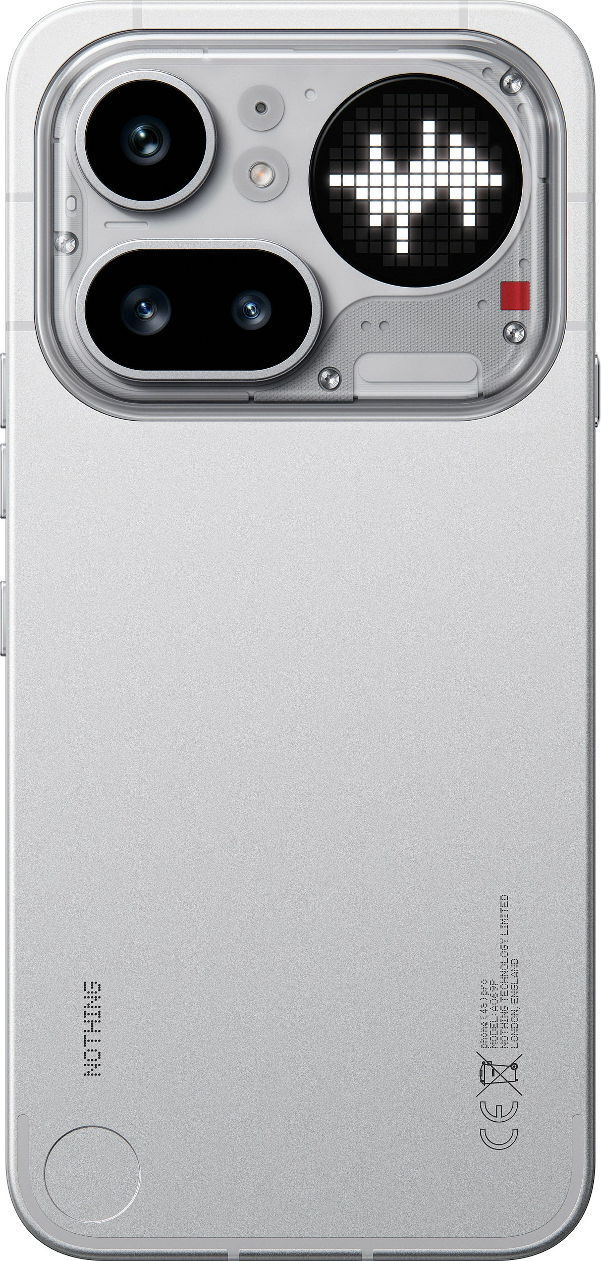 Celular Nothing Phone (4a) Pro 5G, 8GB RAM Memorje, 128GB, argjendtë