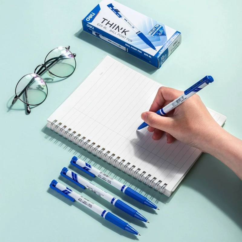 Deli Kimik Ballpoint Think Blue 0.7 1/12 Q25Bl