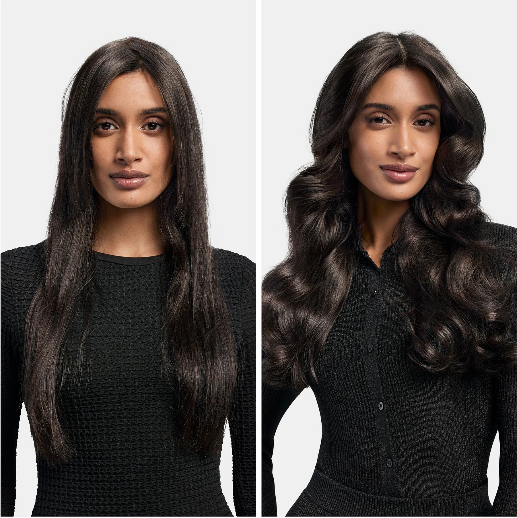 Multistyler flokësh Dyson Airwrap ID Straight + Wavy, ajër i ngrohtë, me aksesorë, i zi/rose gold