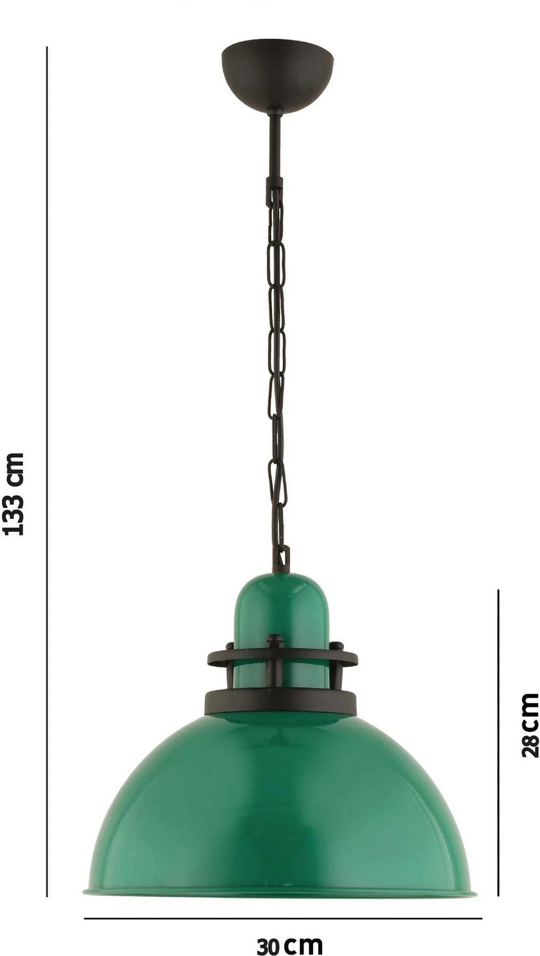 Llambë tavani Opviq, e gjelbër, RT-49