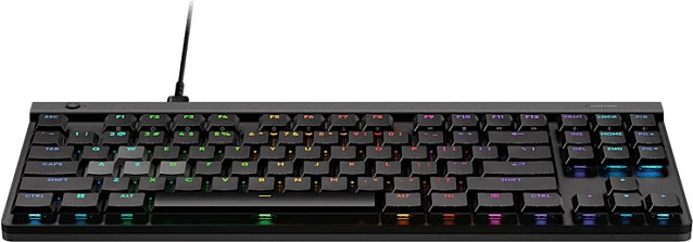 Tastierë gaming Logitech G515 RAPID TKL, USB-C, RGB, QWERTZ DE, e zezë