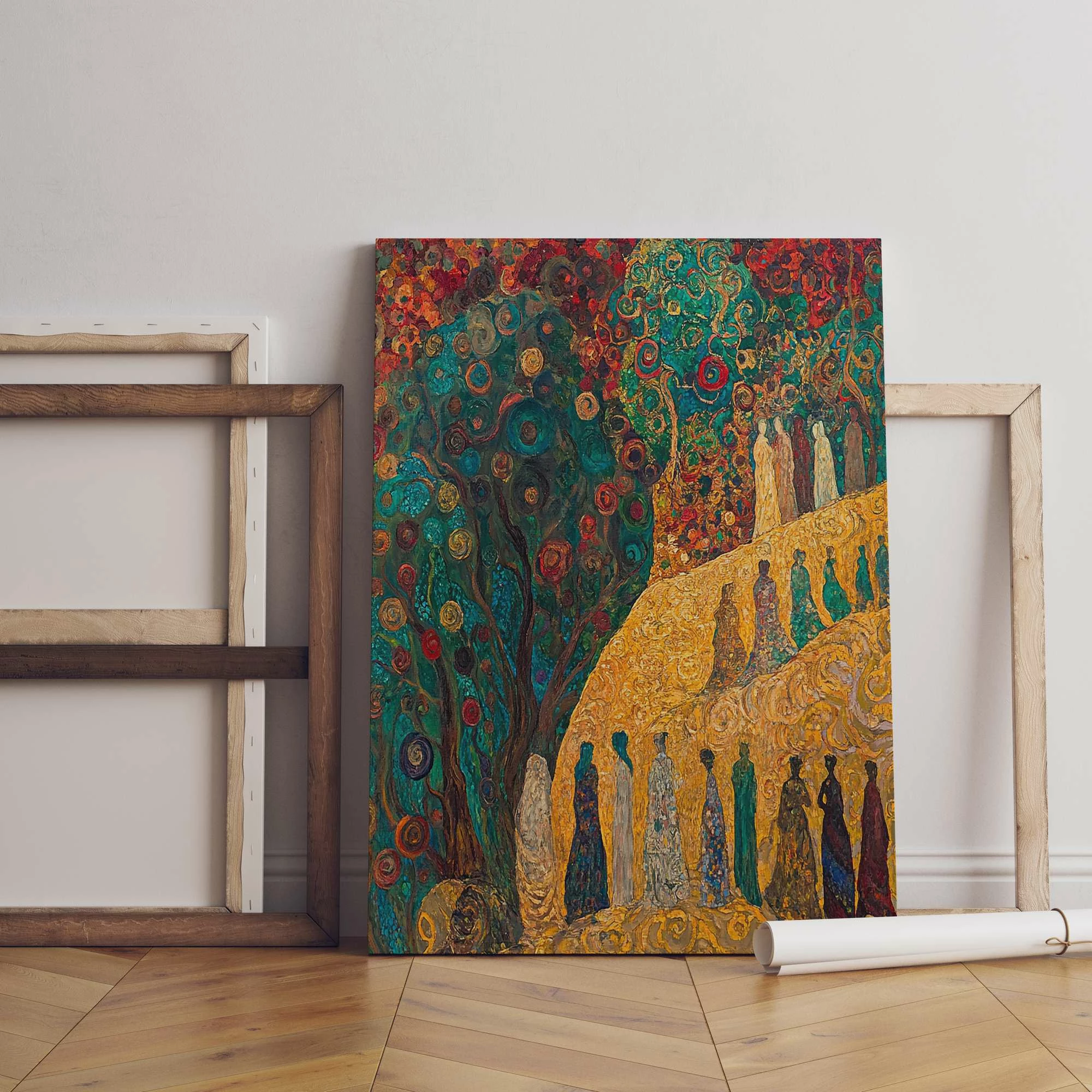 Pikturë dekorative në kanavacë, shumëngjyrëshe, Wallity, Hm_Cnvs26-30, 70x100cm