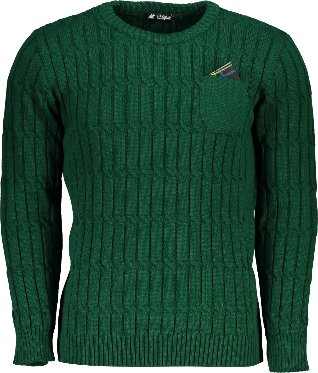 Xhemper U.S. GRAND POLO për meshkuj, i gjelbër