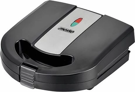 Toster 3-në-1 Adler MS 3045, 1000 W, me 3 pllaka ndërruese (sanduiç/waffle/grill), i zi