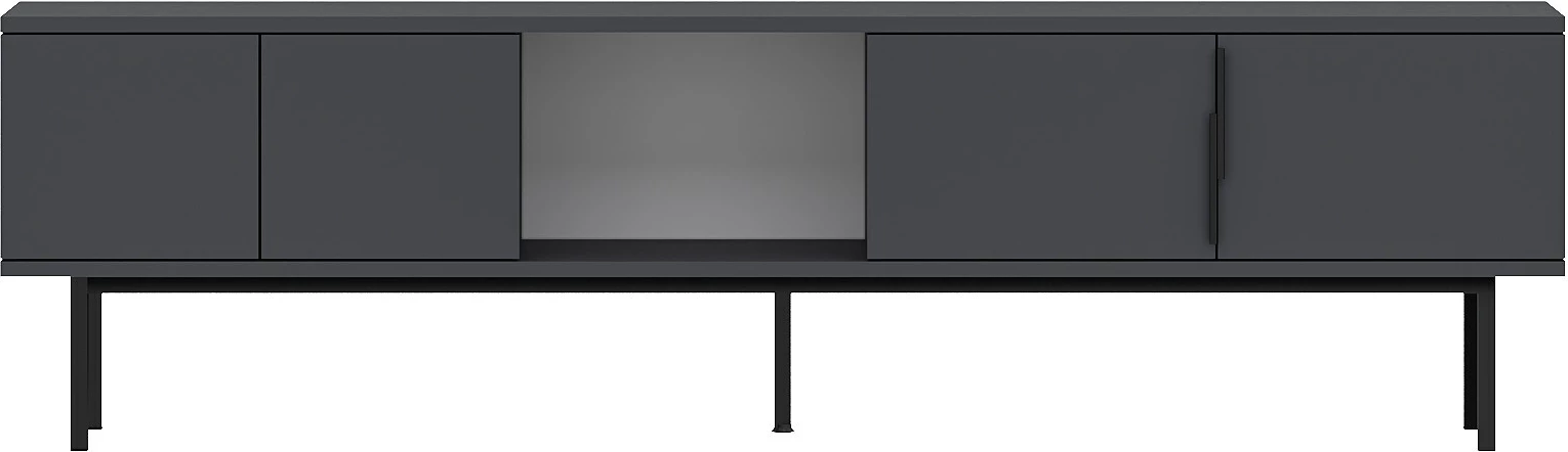 Komodë TV Skye Decor, ngjyrë antracit, Ramsey