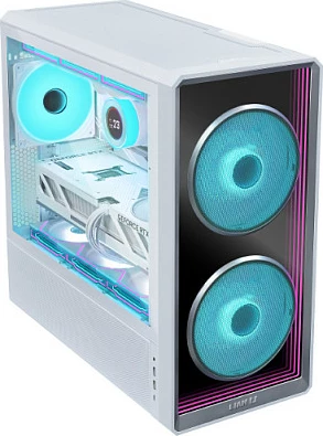 Kasë Lian Li LANCOOL 217 INF, midi tower, dritare xhami, RGB, e bardhë