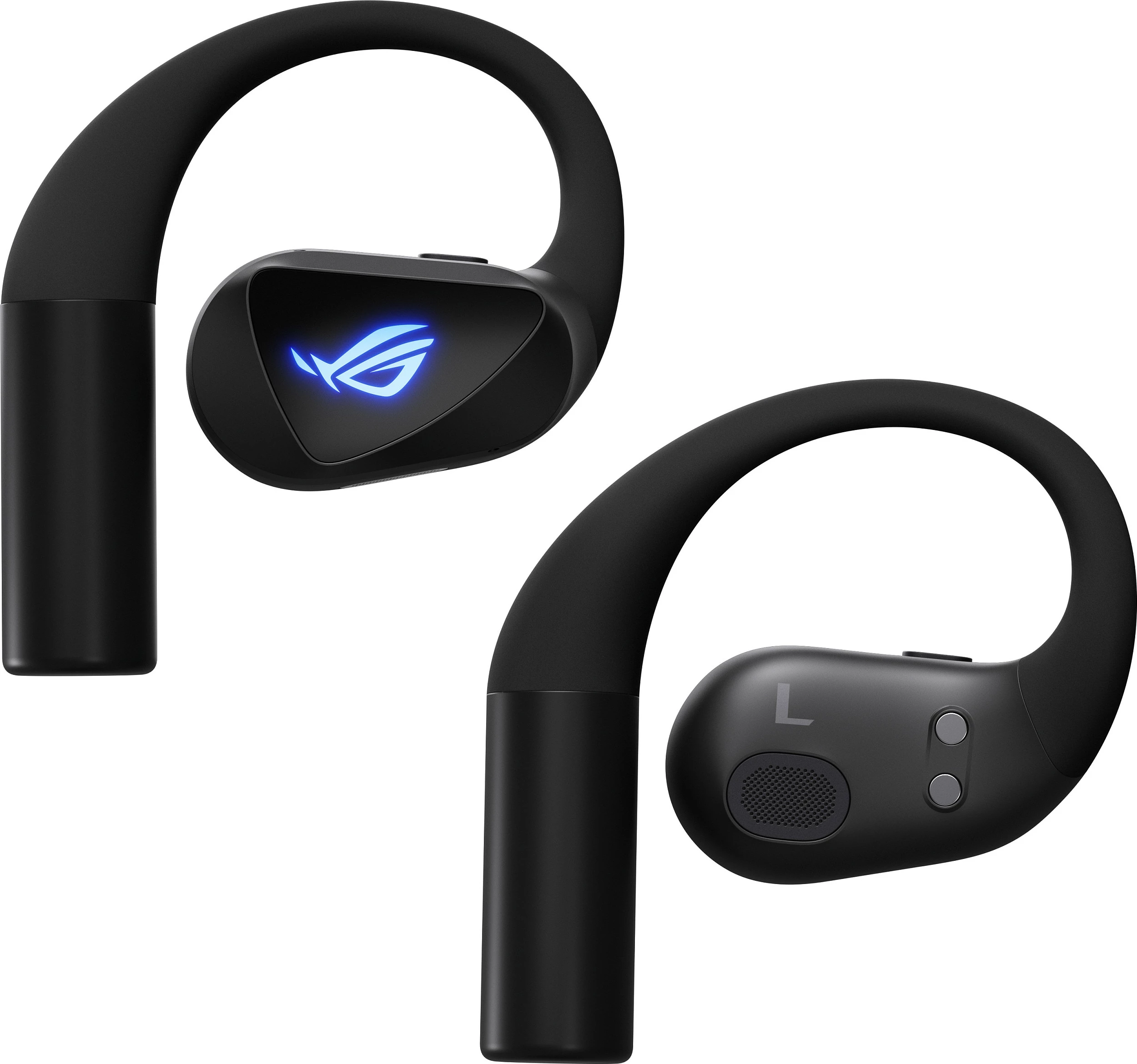 Kufje ASUS ROG Cetra Open Wireless, TWS gaming, Bluetooth 6.0 + 2.4GHz, të zeza