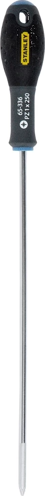 Kaçavidë Stanley Pozidriv PZ1 x 250mm 0-65-336, e zezë/verdhe