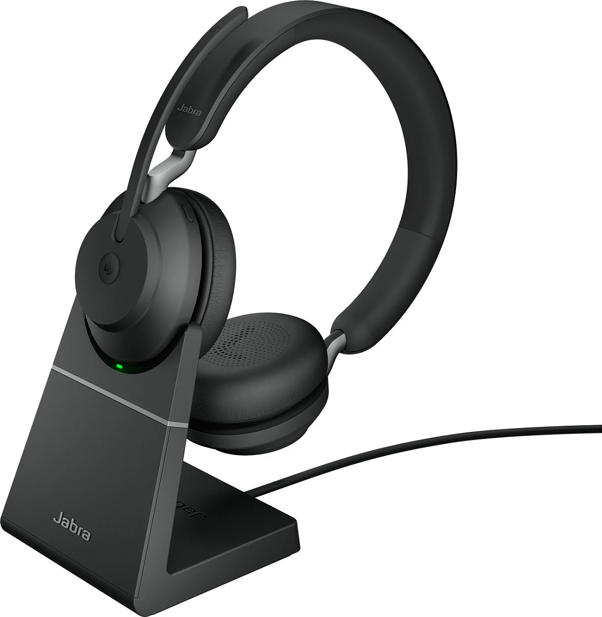 Kufje Jabra Evolve2 65 USB-A MS Chrg stand, Wireless, Zyrë/Call center, E zezë