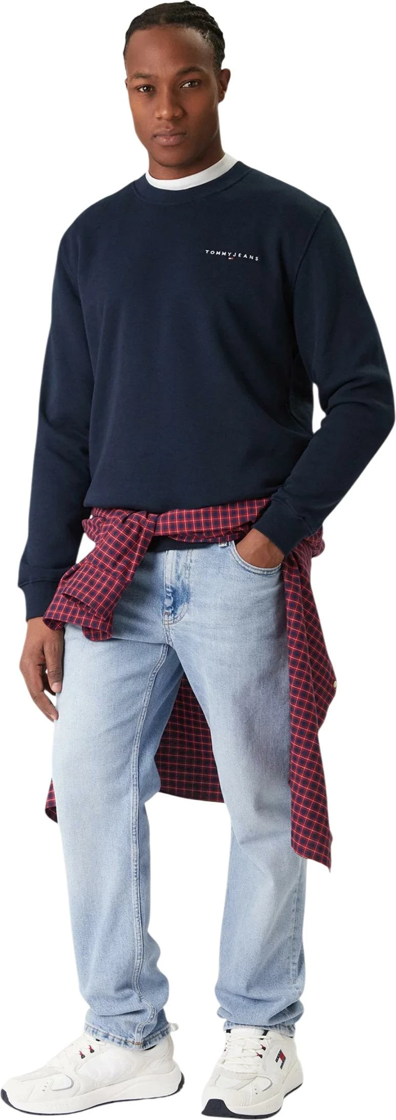Duks për meshkuj Tommy Hilfiger Jeans DM0DM20249, i kaltër i errët [Madhësia: XS]