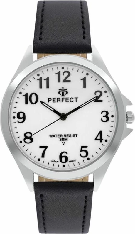Orë dore meshkuj PERFECT GXB412-01, e zezë