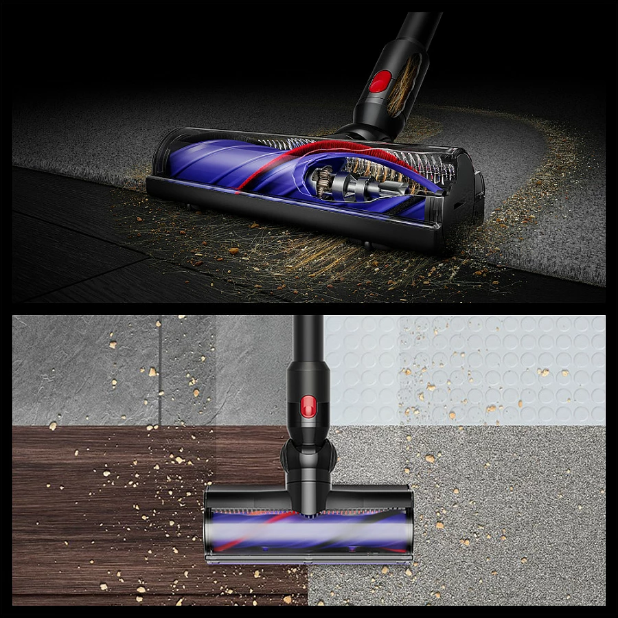 Fshesë me bateri Dyson V8 Cyclone, 2-në-1, pa qese, 0.54 L, 150 AW, e zezë
