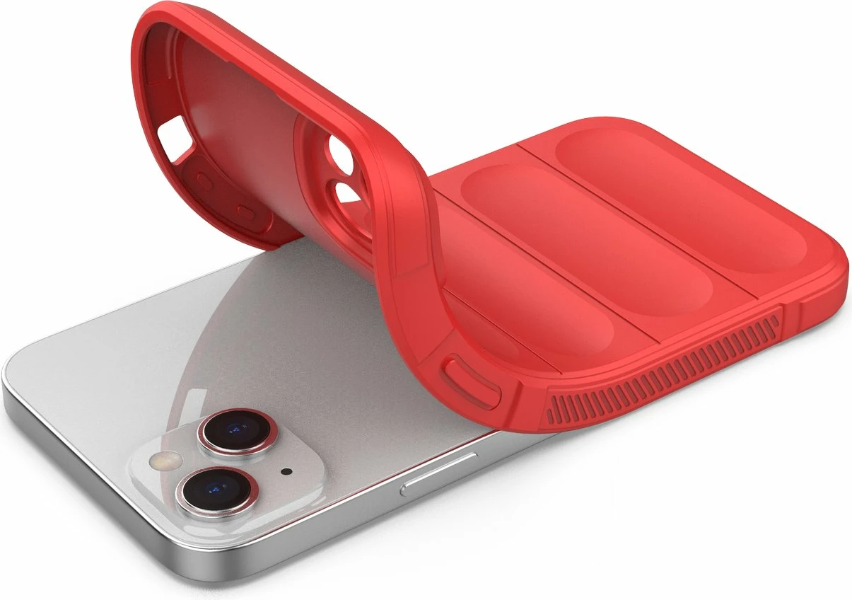 Mbështjellës Hurtel Magic Shield Case për iPhone 14 Plus, TPU, Kuq