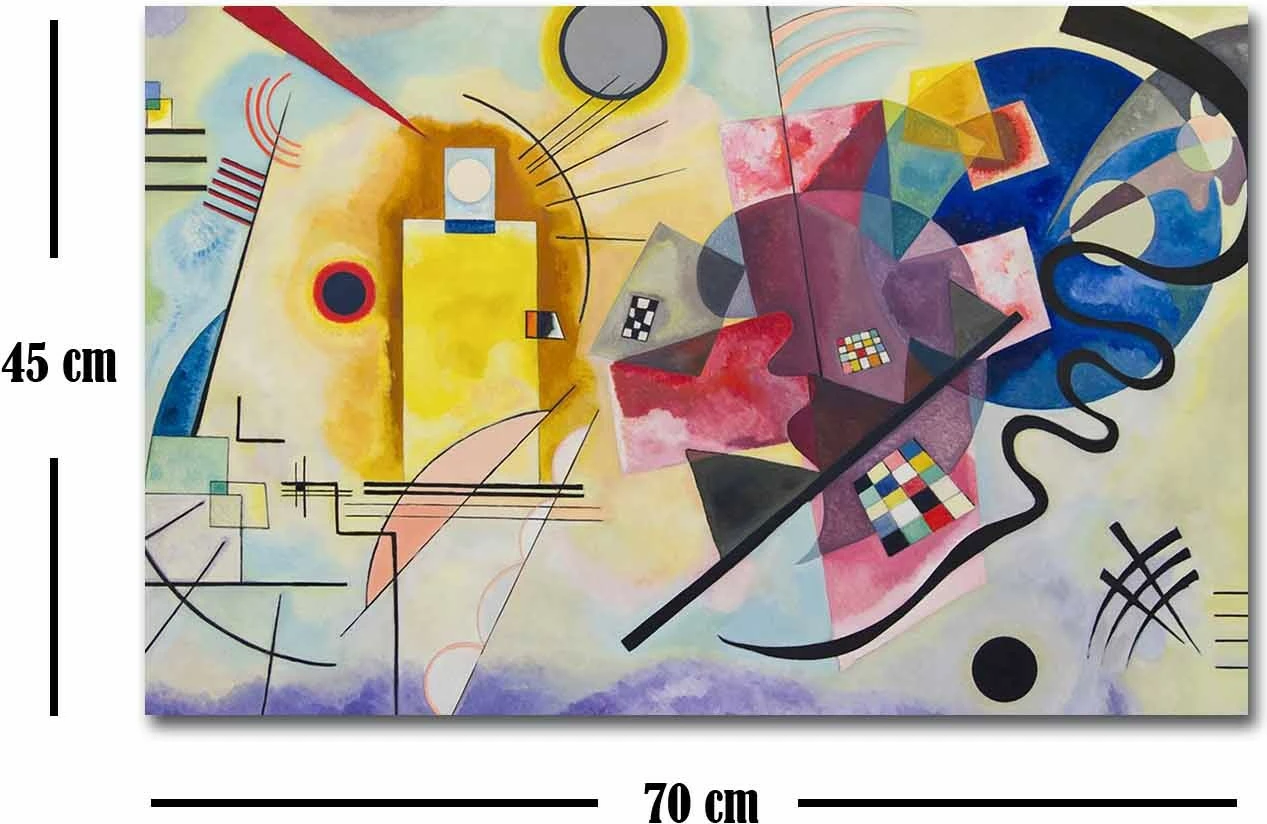 Pikturë dekorative në kanavacë, Wallity FAMOUSART-117, shumëngjyrëshe, 45x70cm