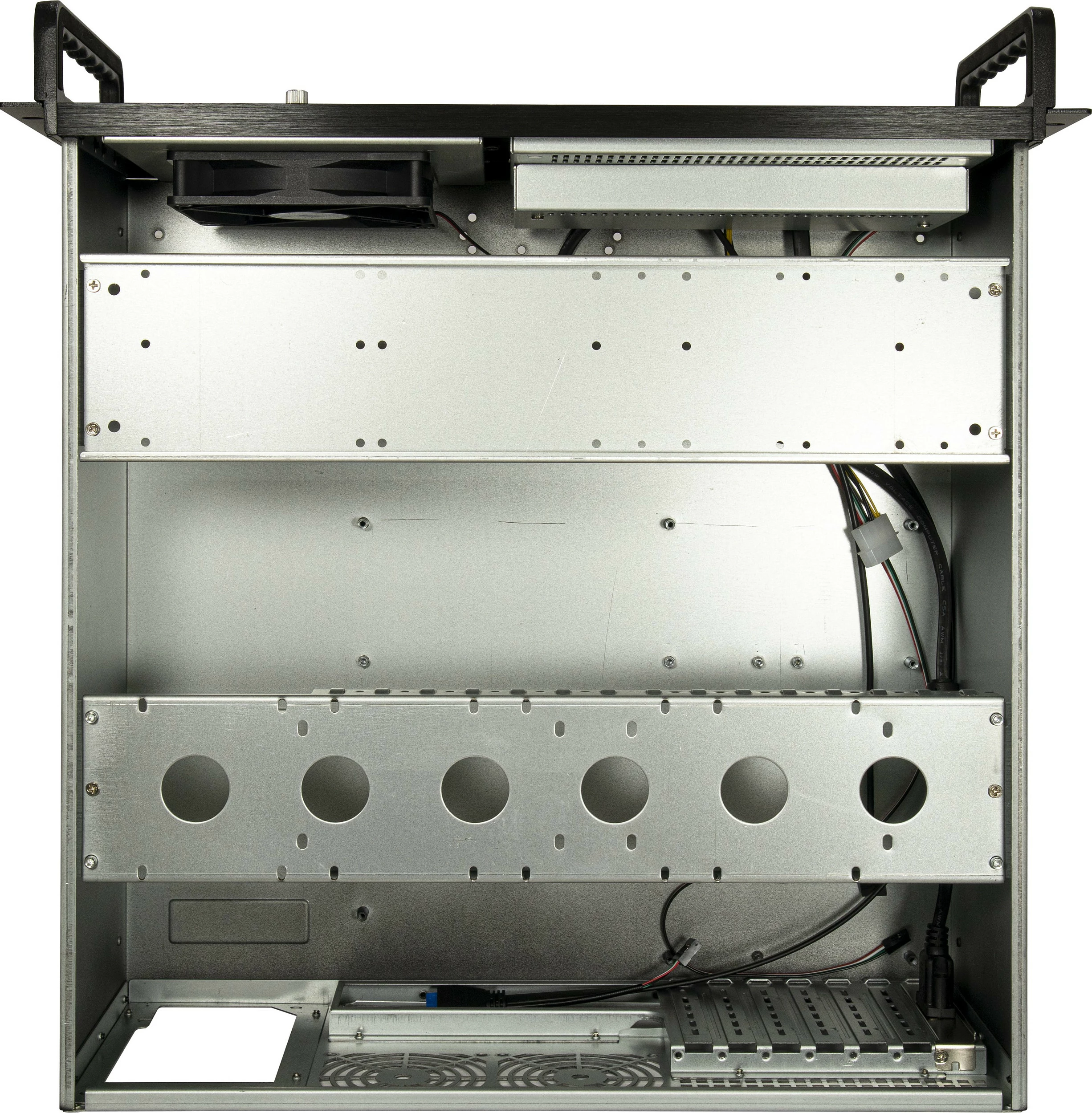 Kasë serveri Inter-Tech IPC 4U-4460TFT, 4U 19", ekran touch 8.9", e zezë