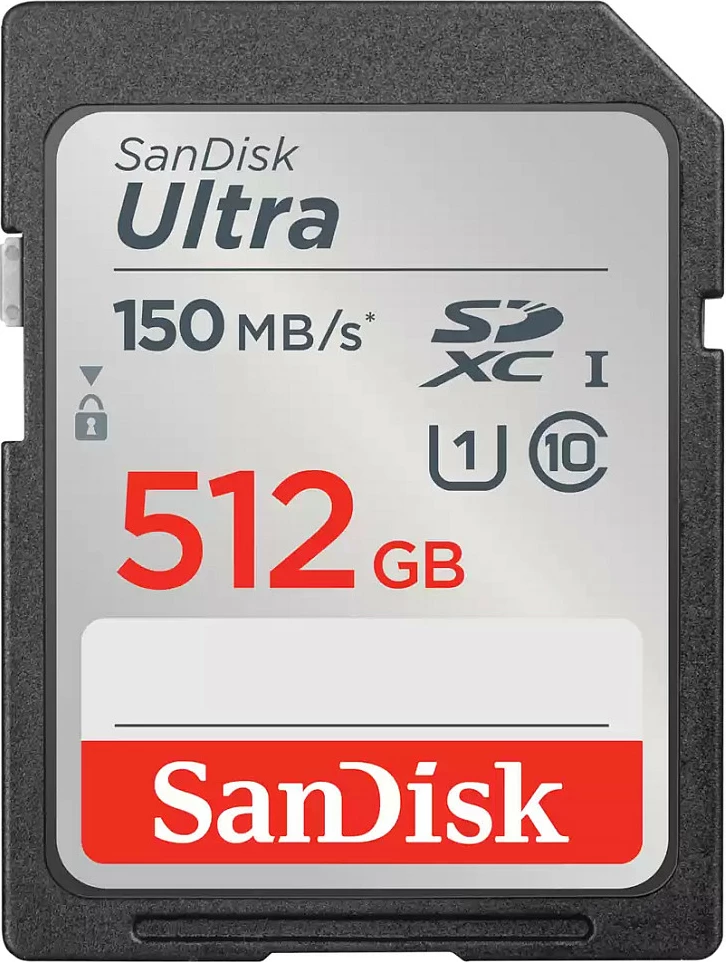 Kartelë memorie SanDisk Ultra 512 GB SDXC Class 10 UHS-I e zezë