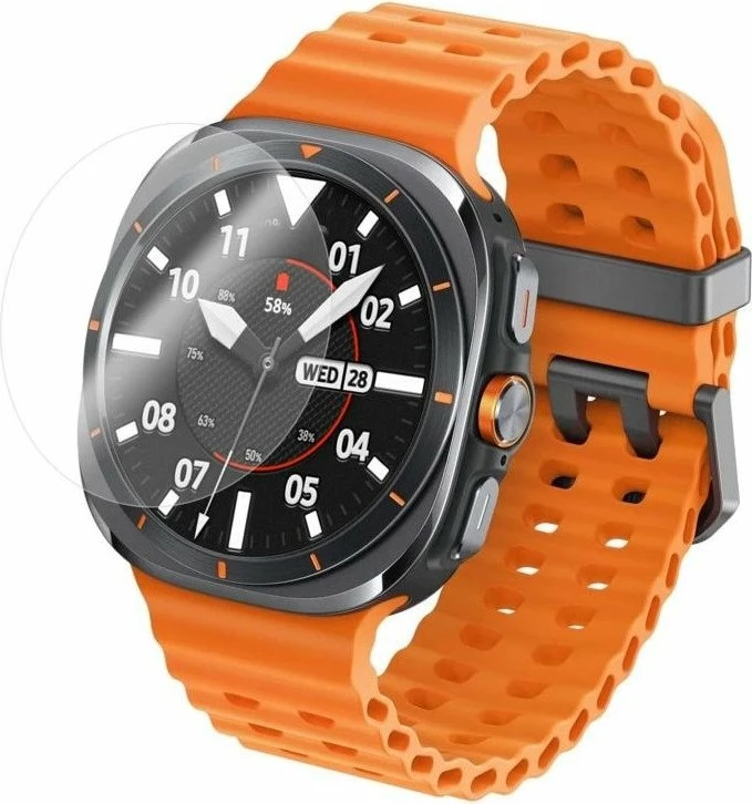 Xham mbrojtës i kalitur Fixed FIXGW-1384 për Smartwatch Samsung Galaxy Watch 7 Ultra, transparent, set 2 copë