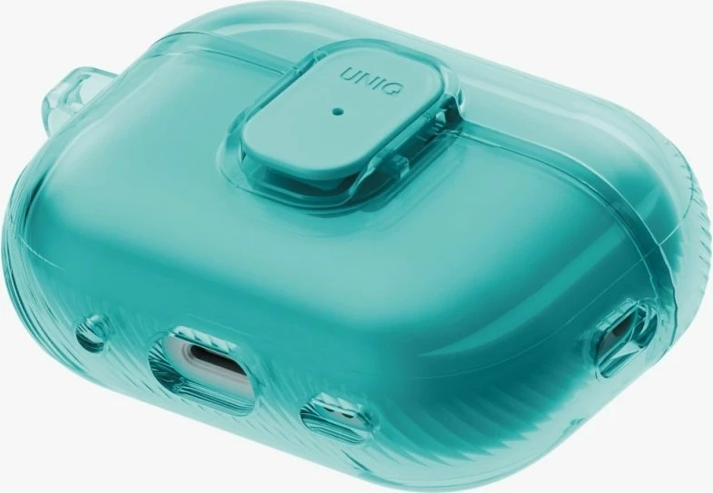 Kutí AirPods Pro 3 UNIQ Glase Pro Lock, kaltërt